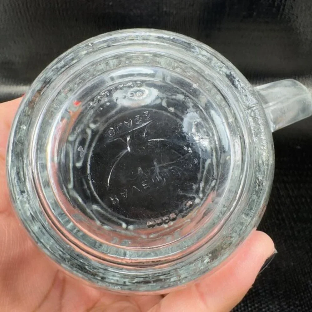 Ravenwood Dimple Thumbprint Heavy Clear Glass Pint Beer England Cups Barware Set